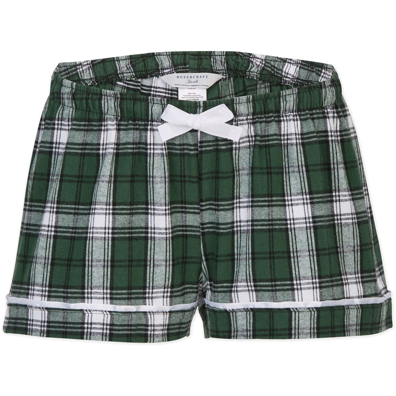 W Flannel Shorts