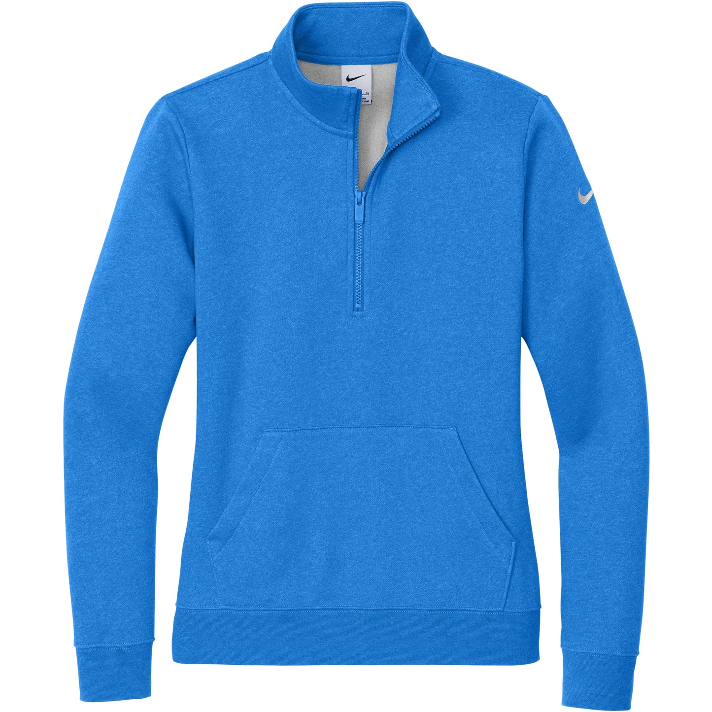 Nike Ladies Swoosh Sleeve 1/2 Zip Club Fleece