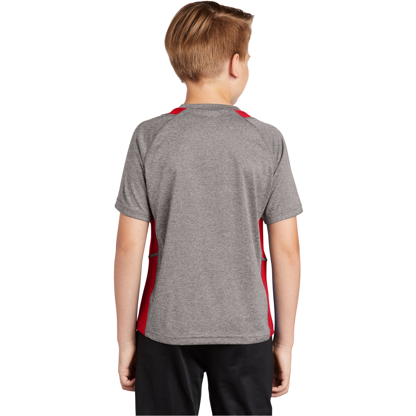 Vintage Heather/ True Red