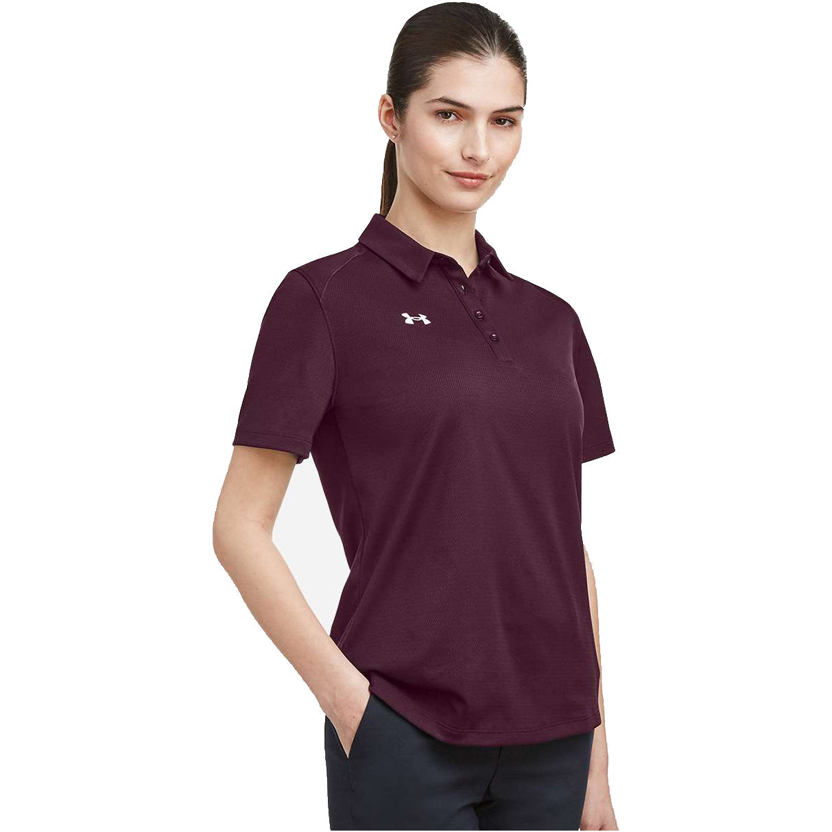 Maroon/White