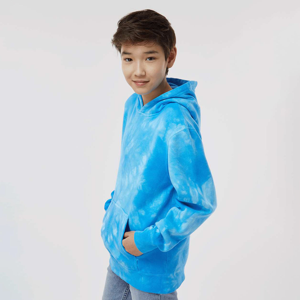 Tie Dye Aqua Blue