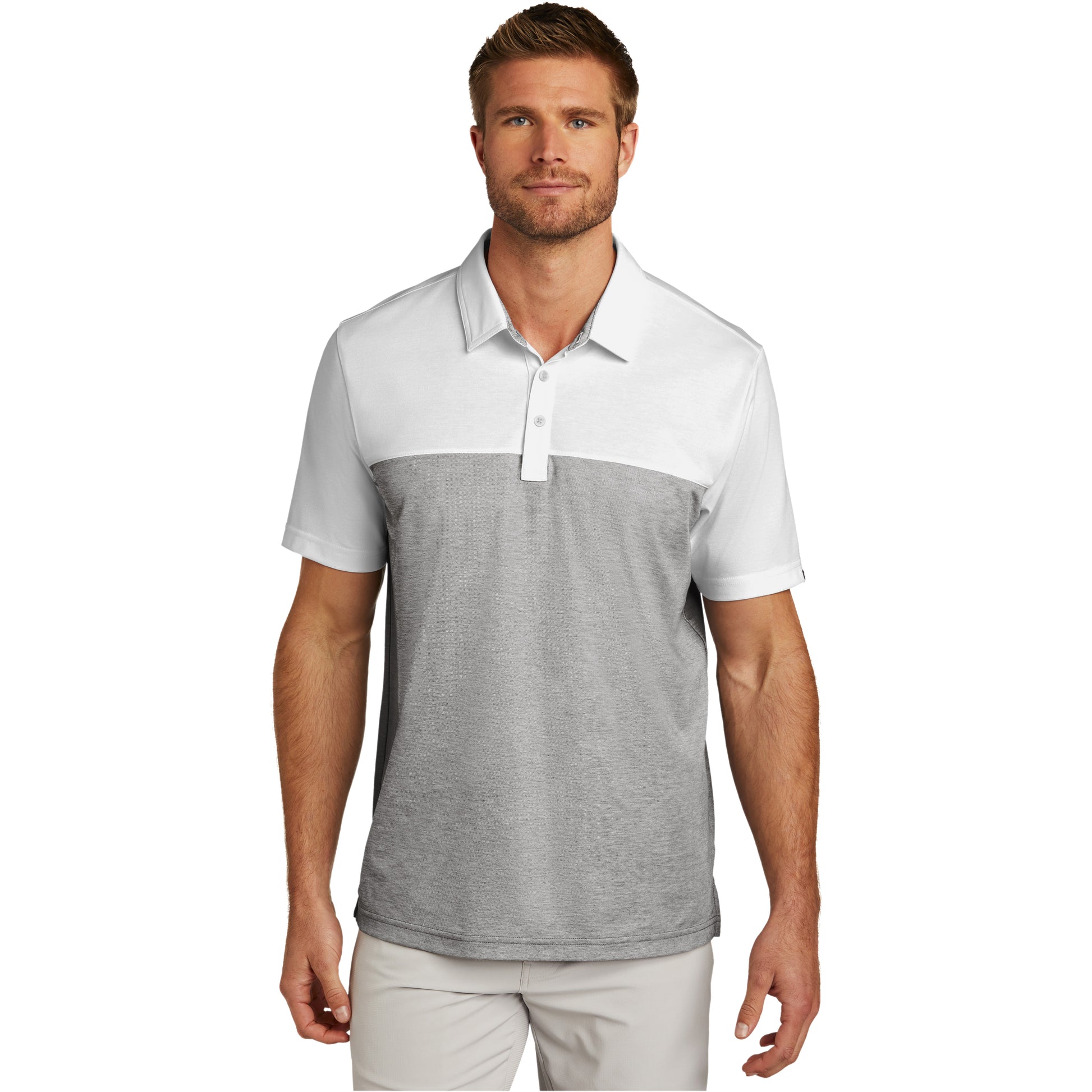 White/ Quiet Shade Grey Heather