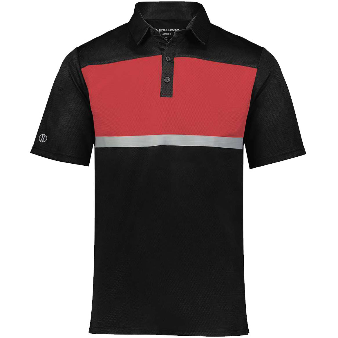 Black/Scarlet