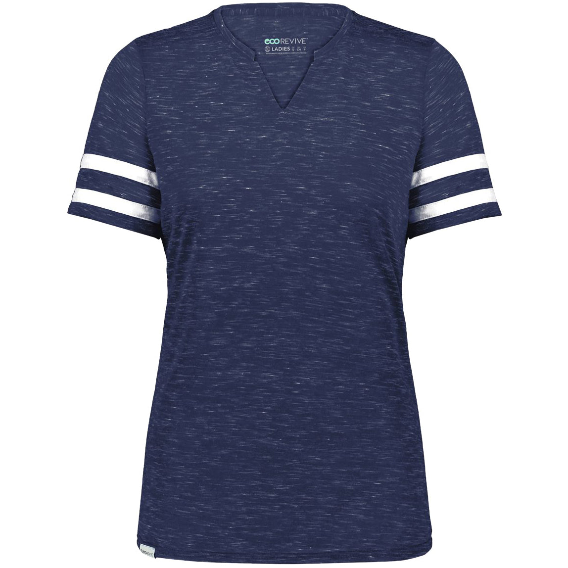 Navy Heather/White