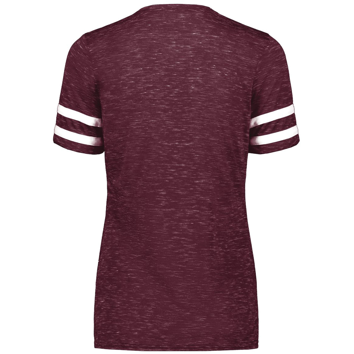 Maroon Heather/White