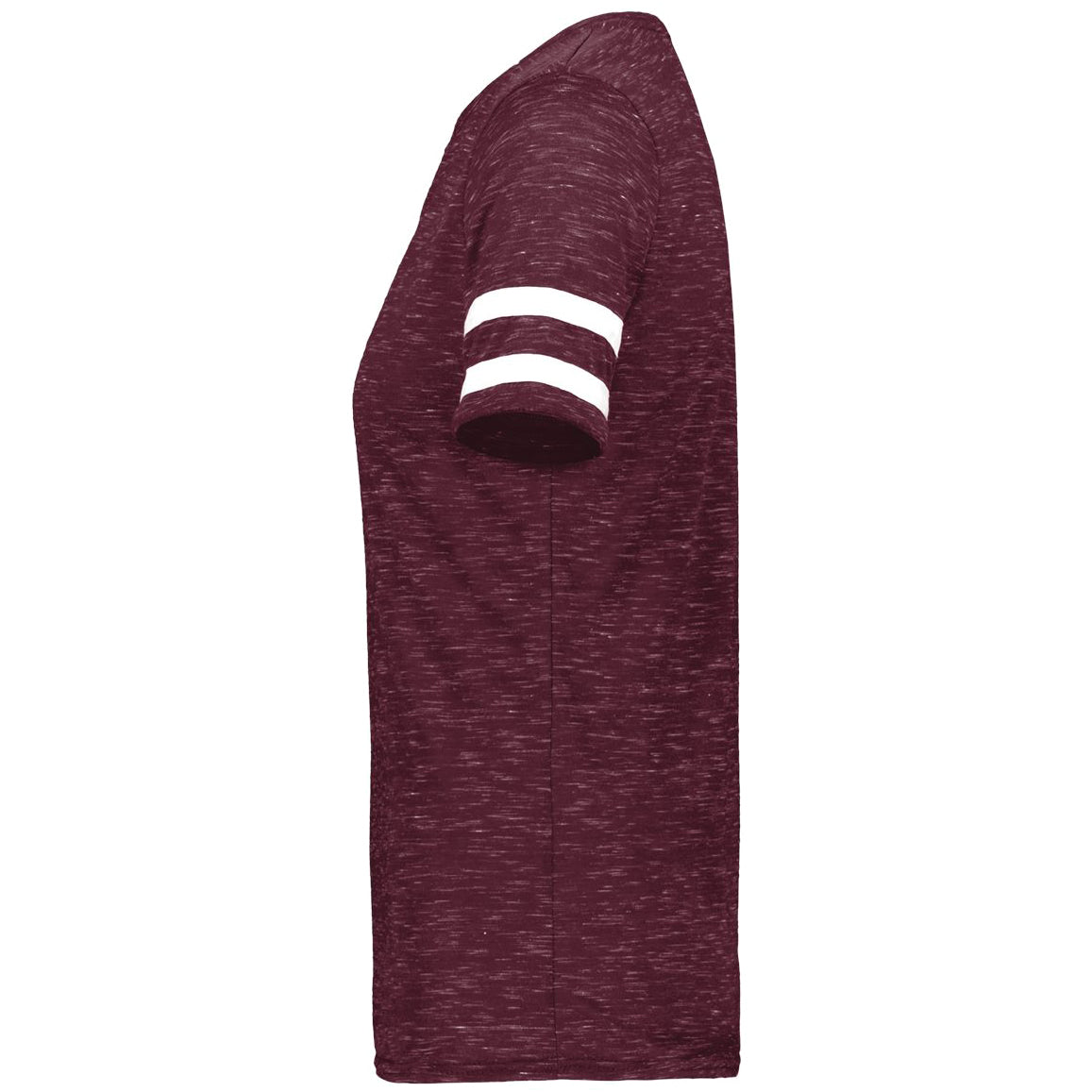 Maroon Heather/White