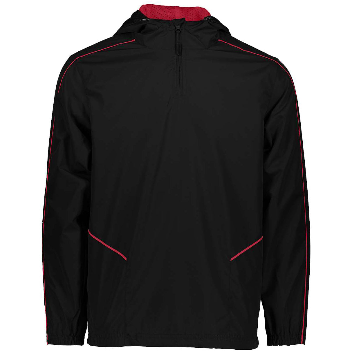 Black/Scarlet