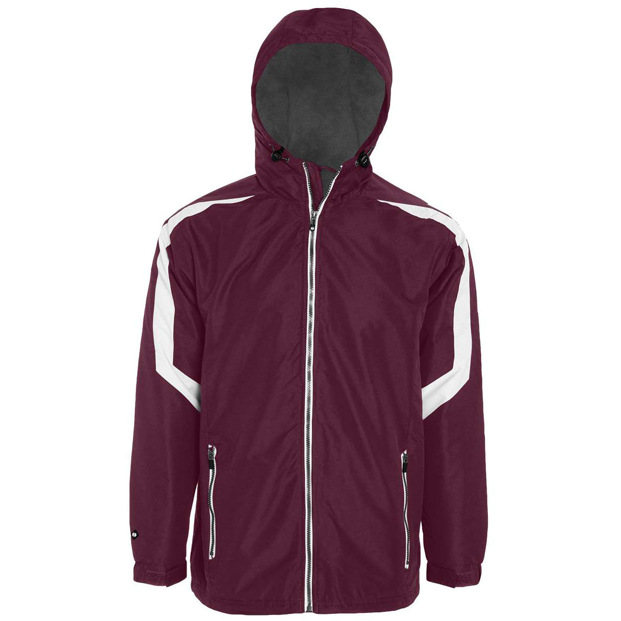 Maroon/White