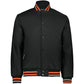 Black/Orange/White
