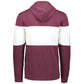 Maroon Heather/White