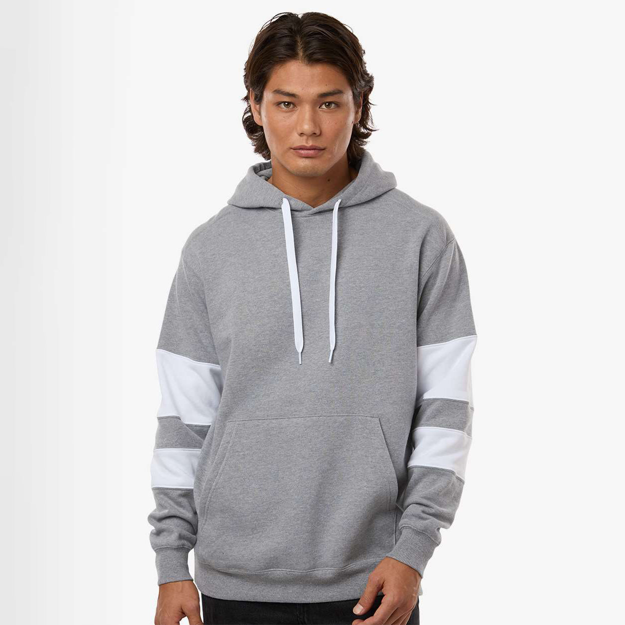 Charcoal Heather/White