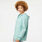 Aqua/White Zipper