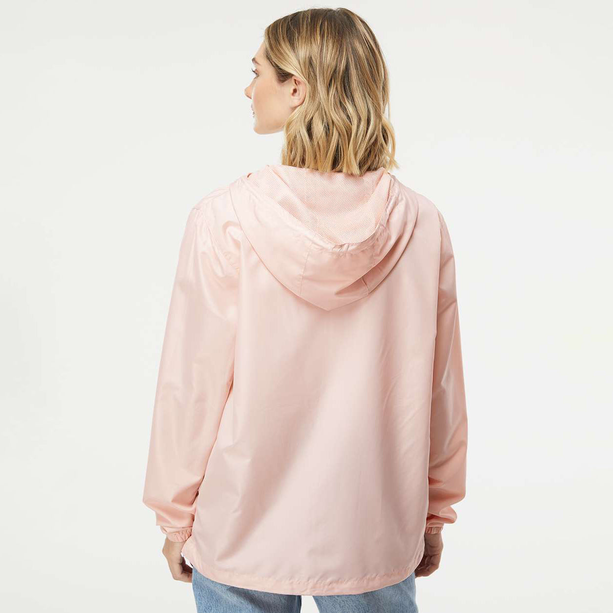 Blush/White Zipper