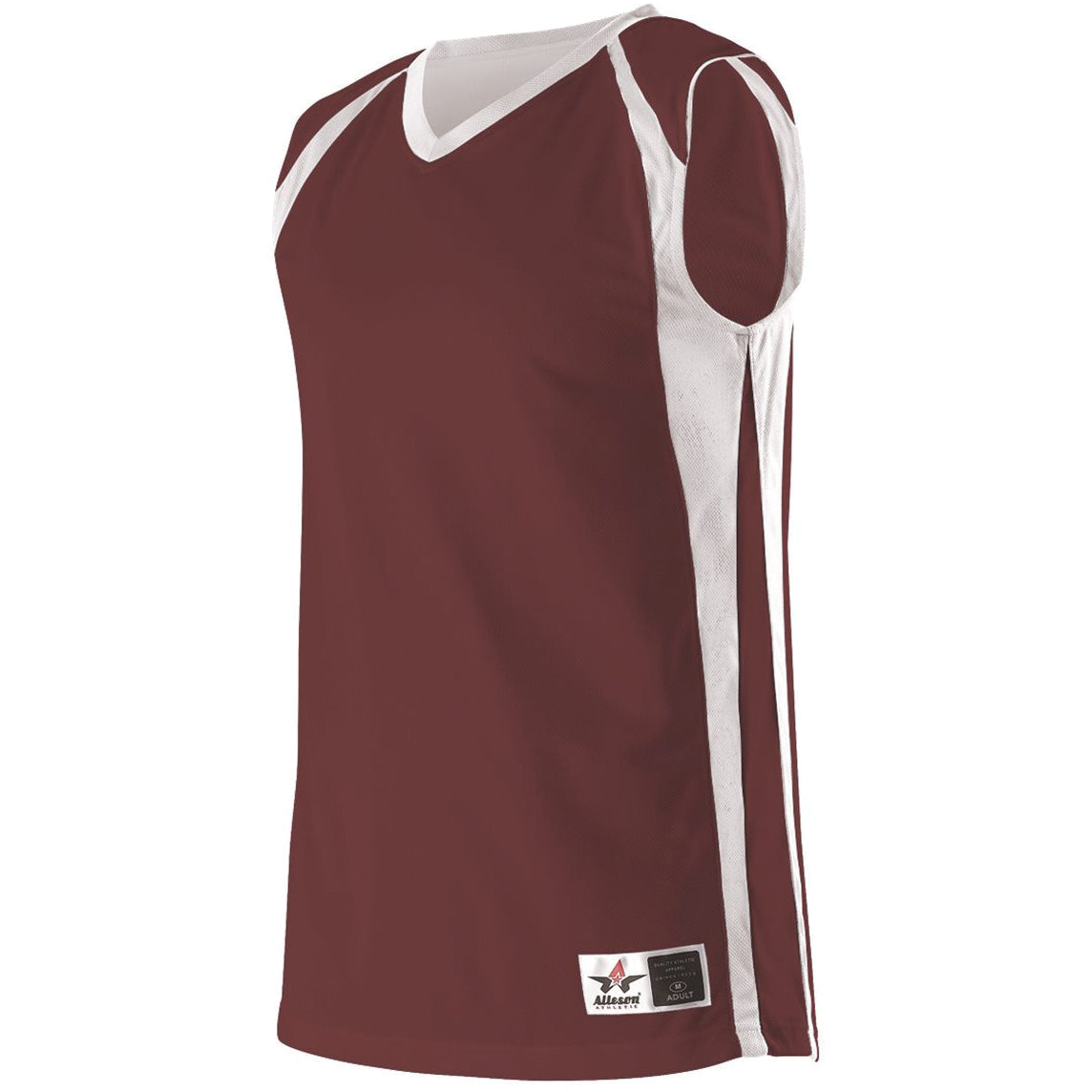 Maroon/White