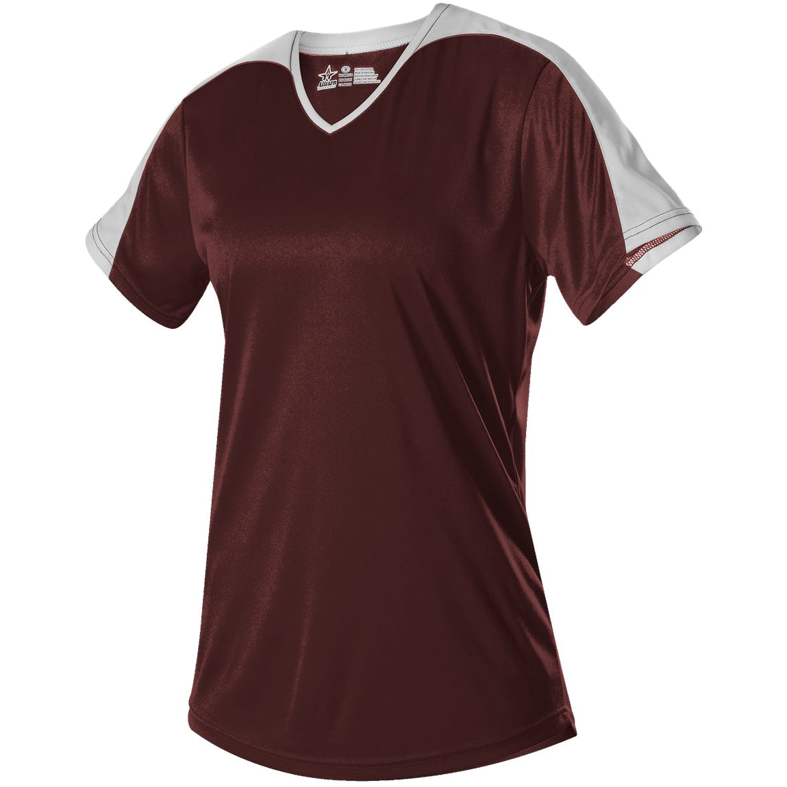 Maroon/White
