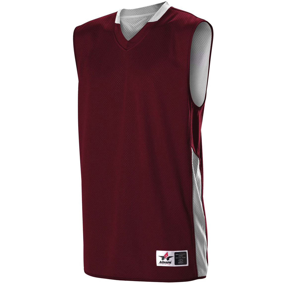 Maroon/White