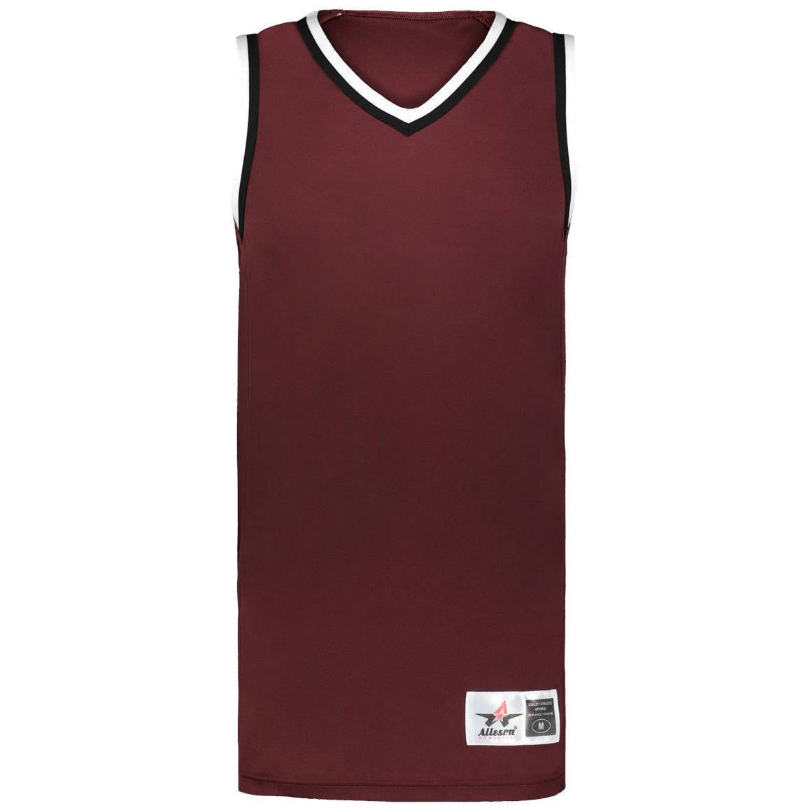 Maroon/Black/White