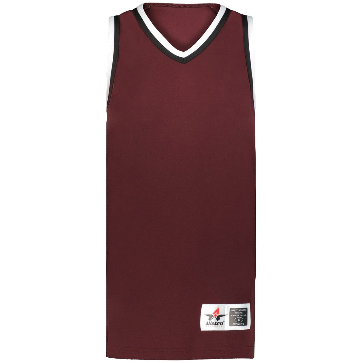 Maroon/Black/White