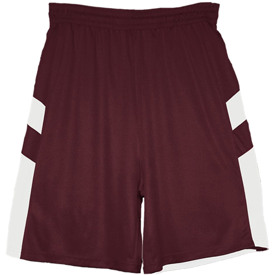 Maroon/White
