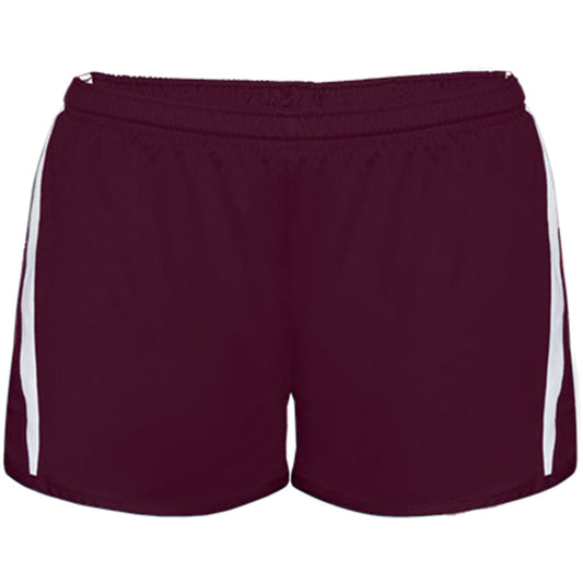 Maroon/White