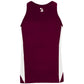 Maroon/White