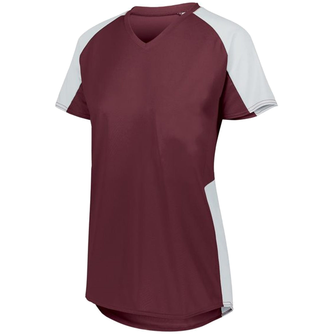 Maroon/White