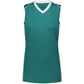 Teal/White
