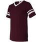 Maroon/White