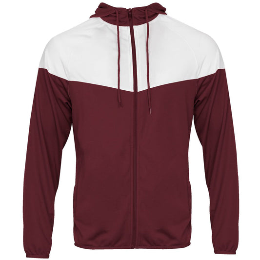 Maroon/White
