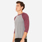 Grey/Maroon Triblend