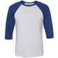 White Fleck/Navy Triblend