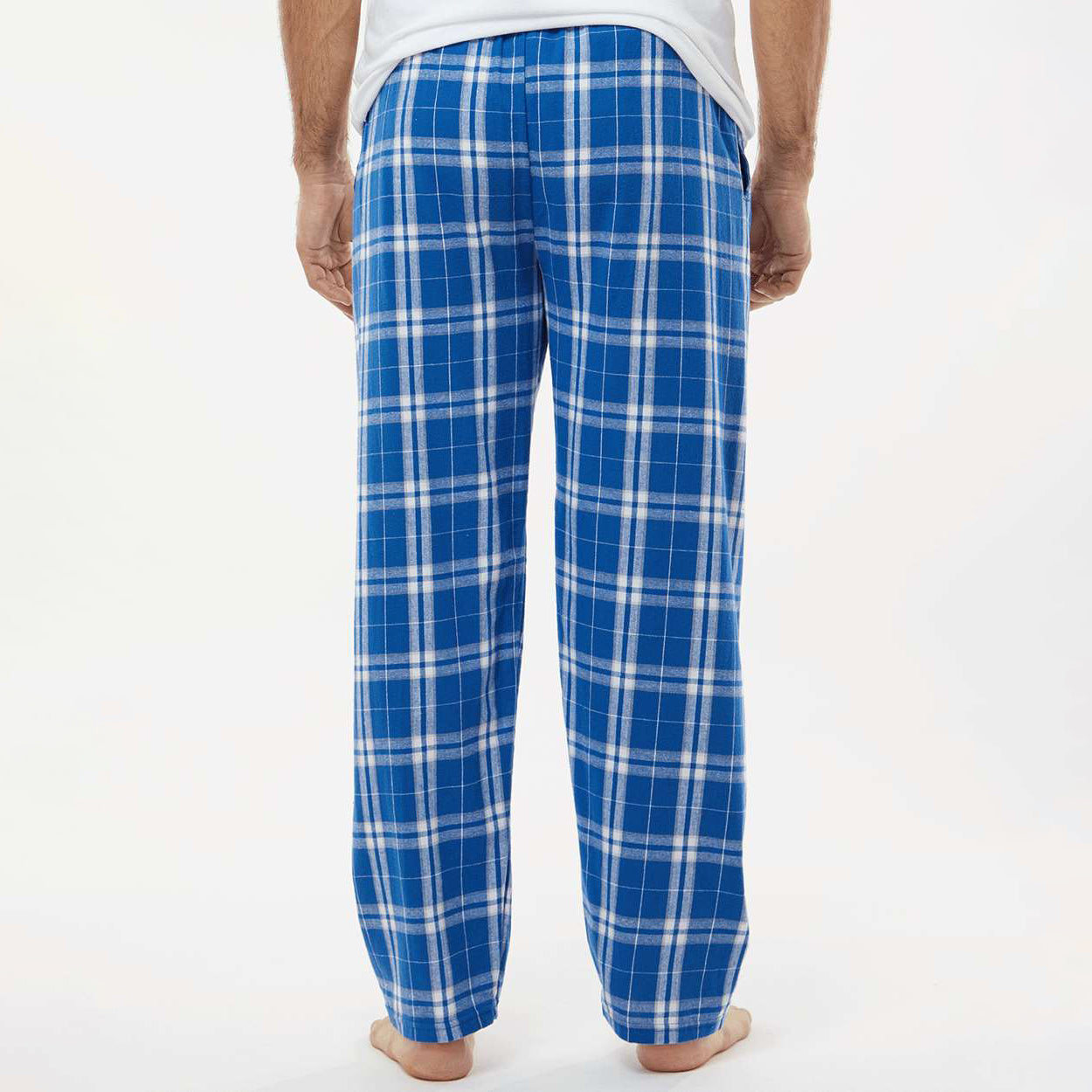 Royal/Silver Plaid