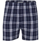 Navy/Silver Plaid
