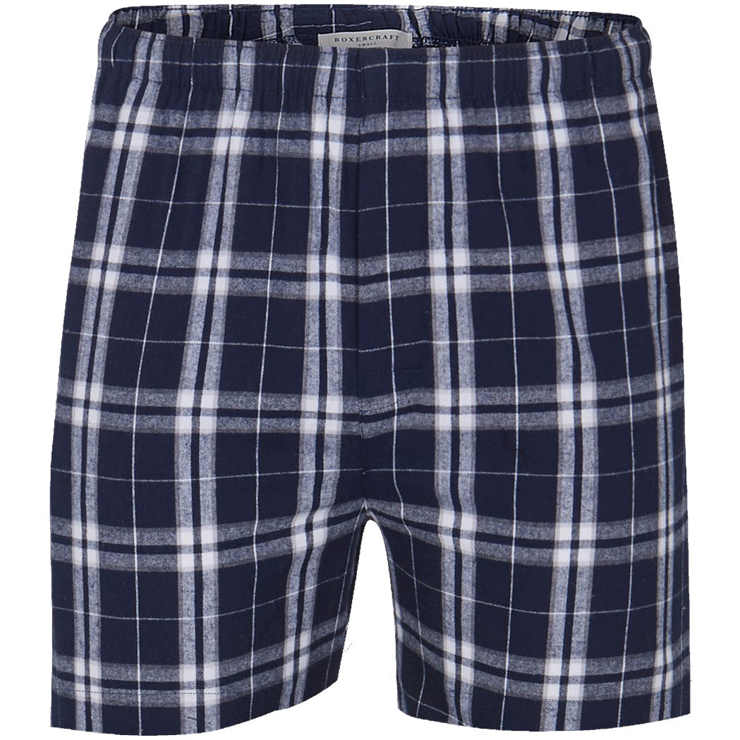 Navy/Silver Plaid