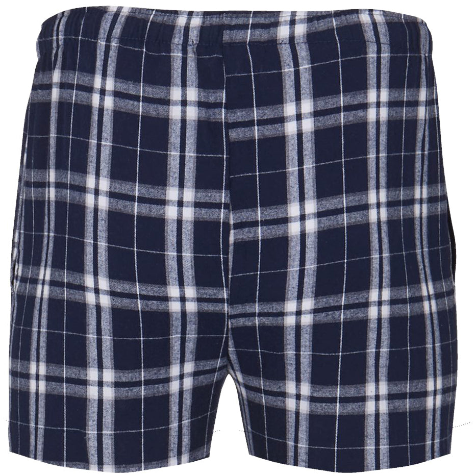 Navy/Silver Plaid