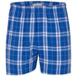 Royal/Silver Plaid