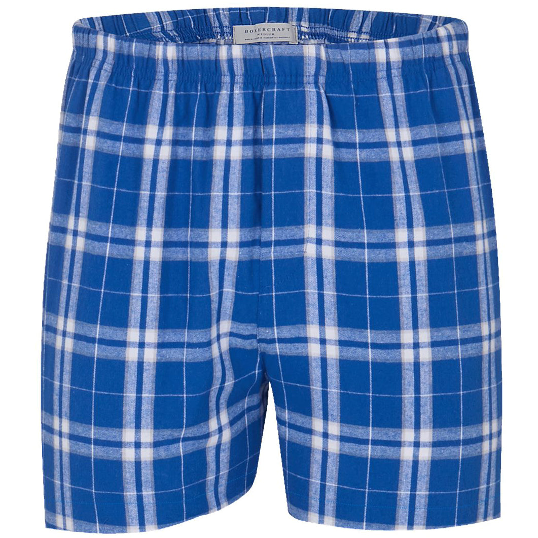 Royal/Silver Plaid