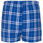 Royal/Silver Plaid
