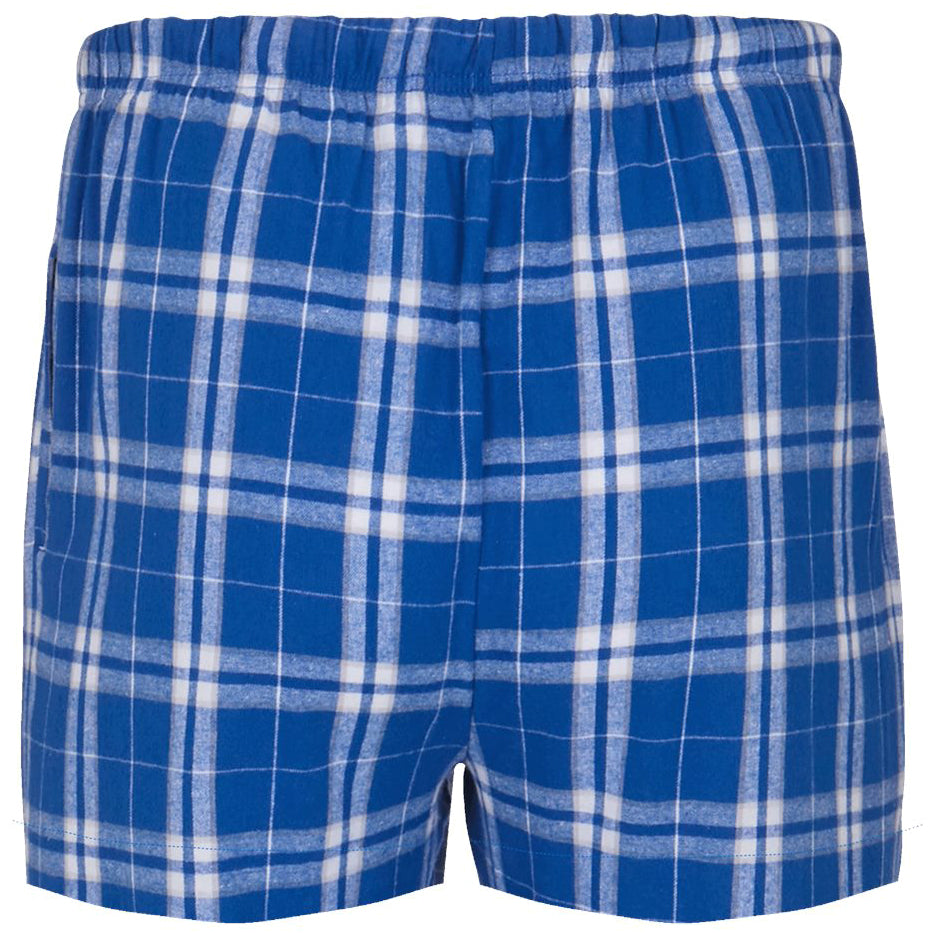 Royal/Silver Plaid