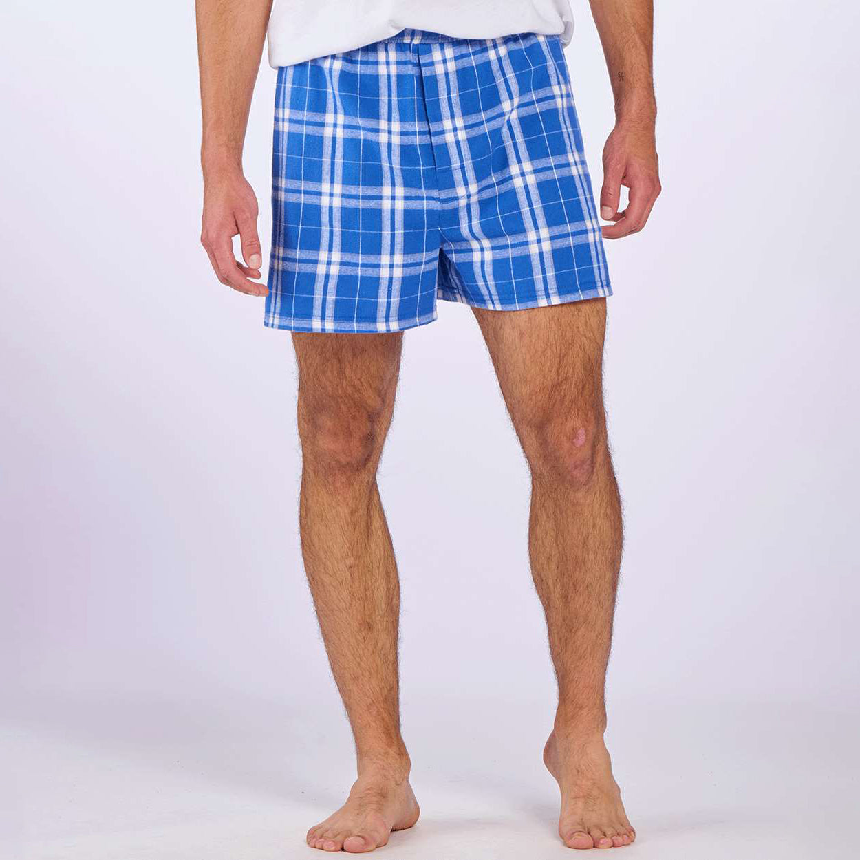 Royal/Silver Plaid