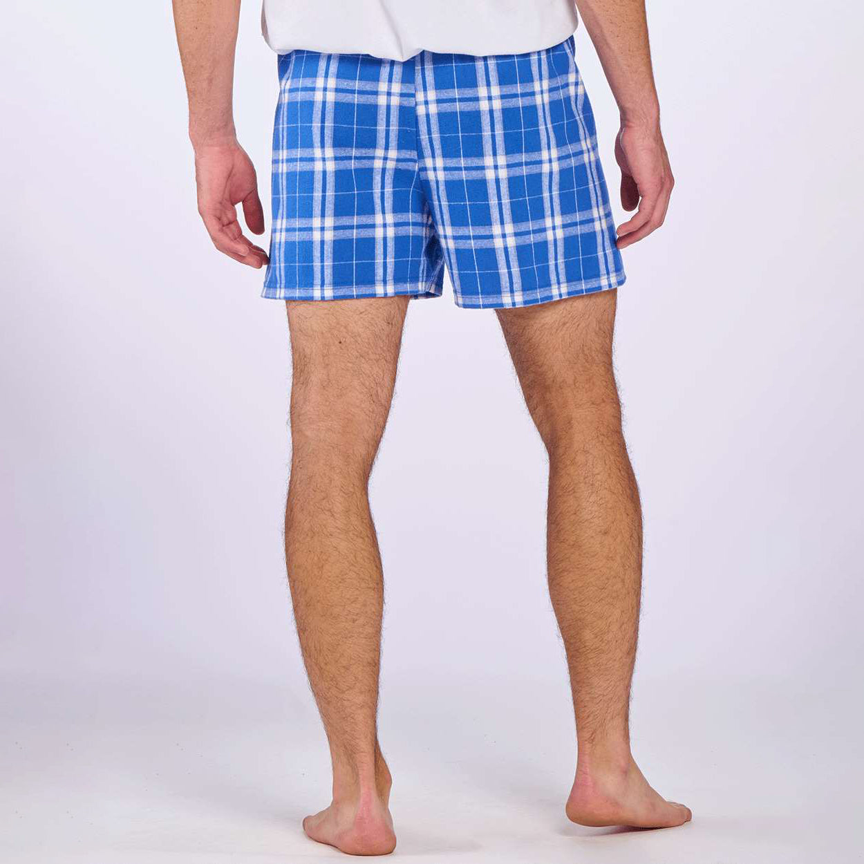Royal/Silver Plaid