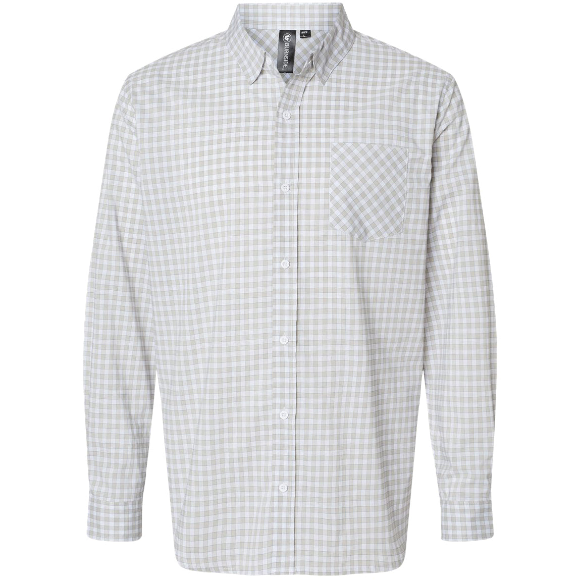 Grey/White Gingham