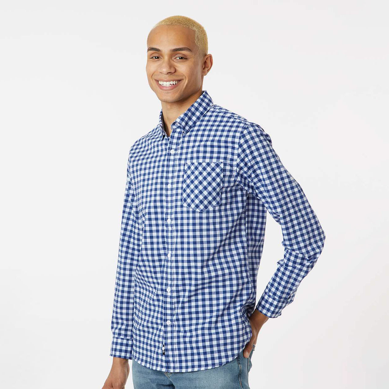 Navy/White Gingham