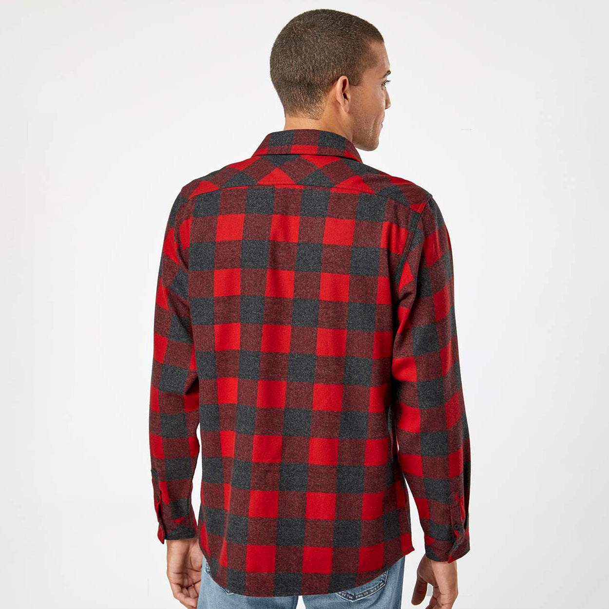Red/Heather Black