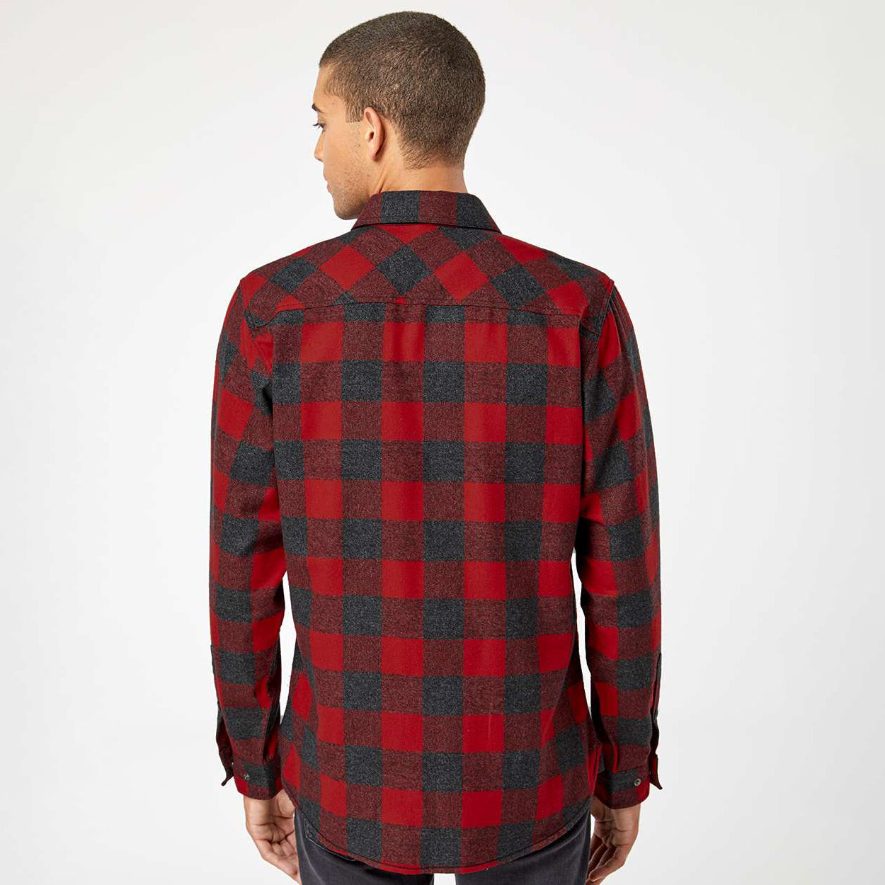 Red/Heather Black