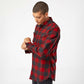 Red/Heather Black