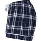 Navy/Silver Plaid