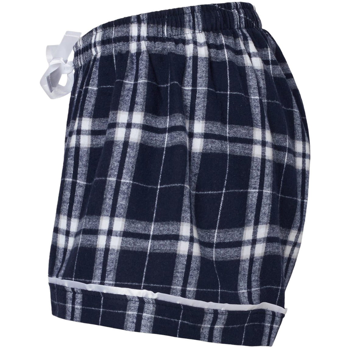 Navy/Silver Plaid