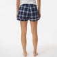 Navy/Silver Plaid