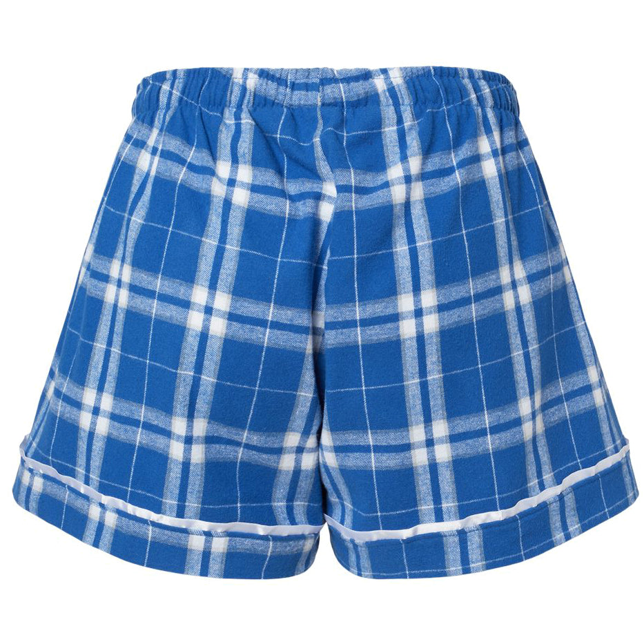Royal/Silver Plaid